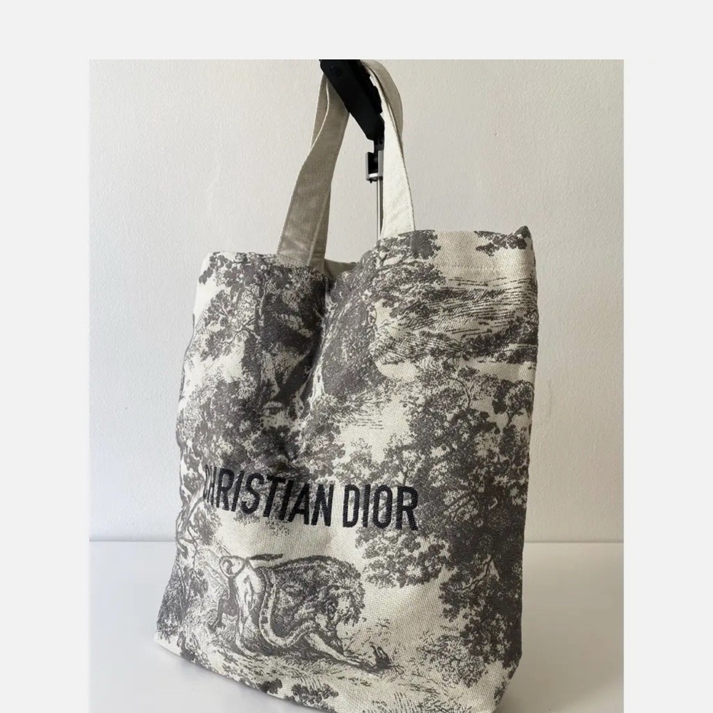 EXCLUSIVE Dior Toile De Jouy Deep Gray Tote Bag 🖤 NEW IN ORIGINAL PACKAGING!